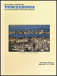 Cover image of the 29th Conference Proceedings: A photo of the city skyline of San Diego, California. Yellow background.