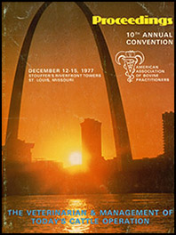 Cover image of the Proceedings of the 10th Annual Convention: Cover image is a photo of the Gateway Arch taken at sunset in hues of orange. Conference information is written on top of the image and the conference theme is written at the bottom of the page.